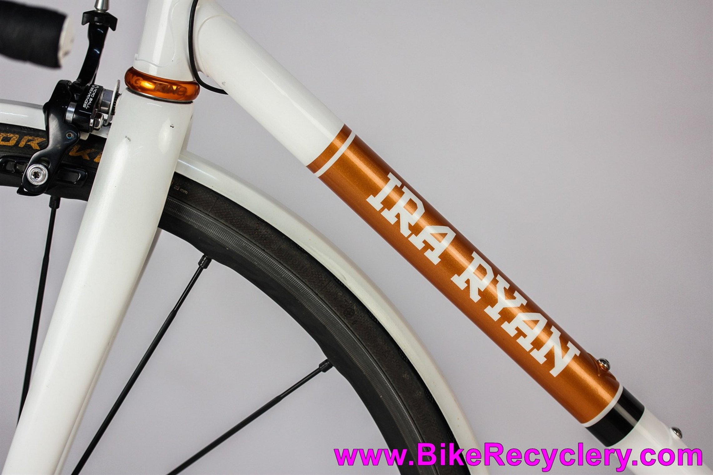 Ira Ryan / Breadwinner Lolo Columbus XCr Stainless Steel Lugged Road Bike: 55cm - Super Record EPS - Ksyrium SLR - Infocrank - PDW Fenders - King - 18lbs