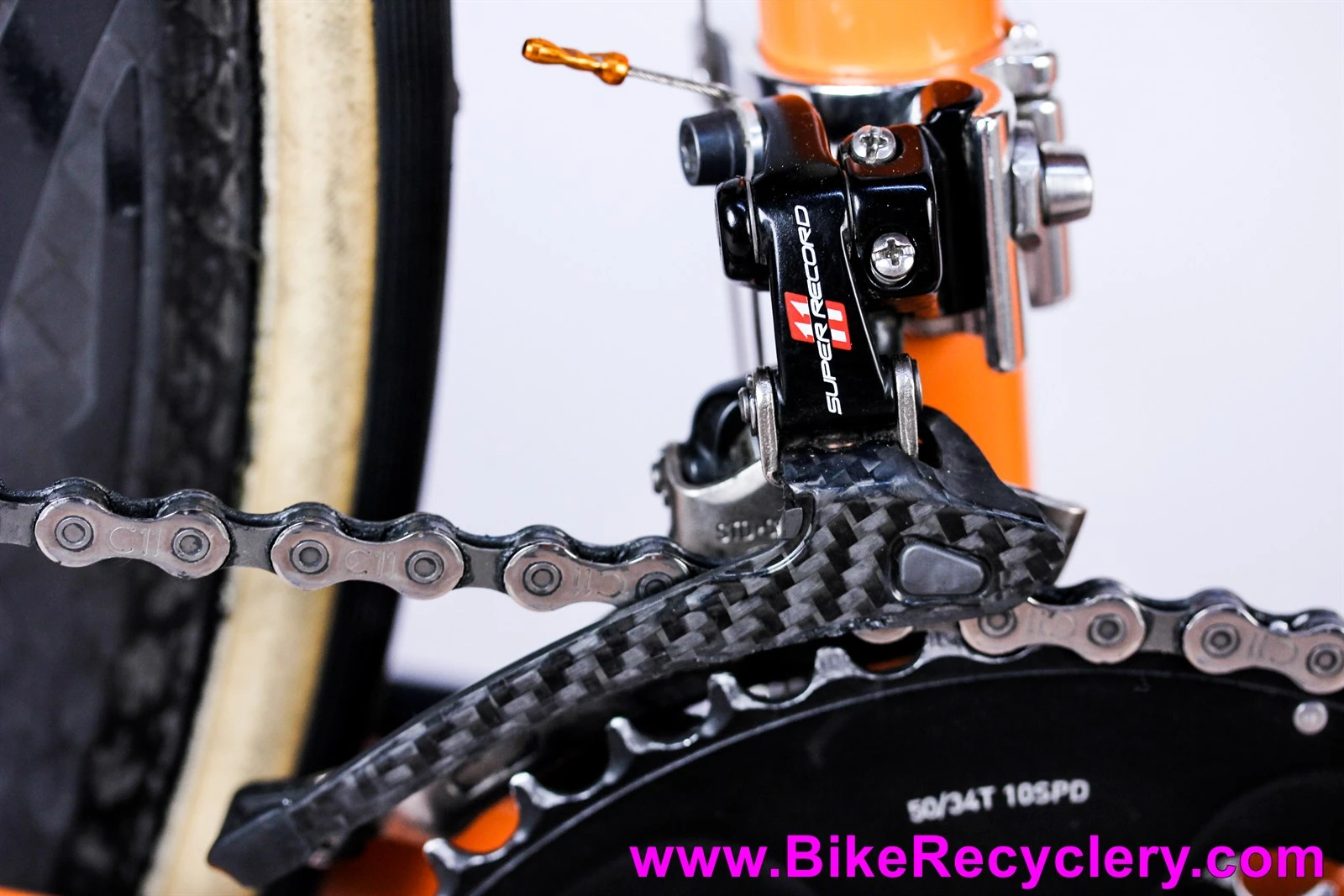 Richard Sachs CX Cyclocross Bike: 52cm - Record 11s - Cosmic Ultimate - Quarq - ZIPP - Orange - PegoRichie Lugged Steel - 17LBS!