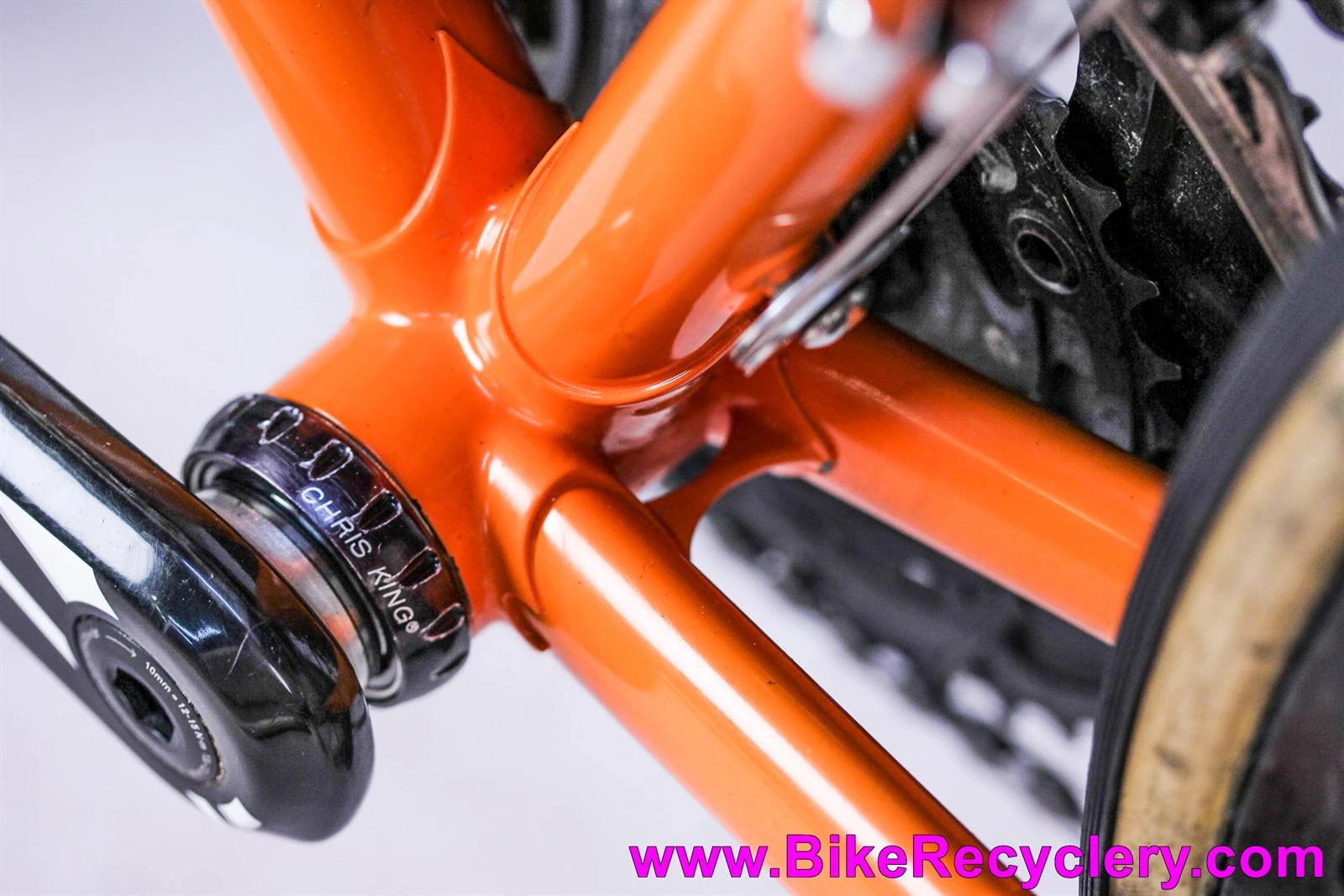 Richard Sachs CX Cyclocross Bike: 52cm - Record 11s - Cosmic Ultimate - Quarq - ZIPP - Orange - PegoRichie Lugged Steel - 17LBS!