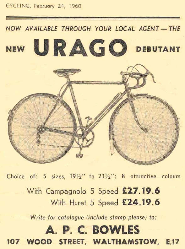 1960 Urago catalog ad scan