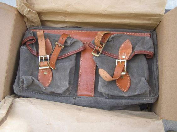 Rivendell / Carradice Large Handlebar Bag: Waxed Canvas - For