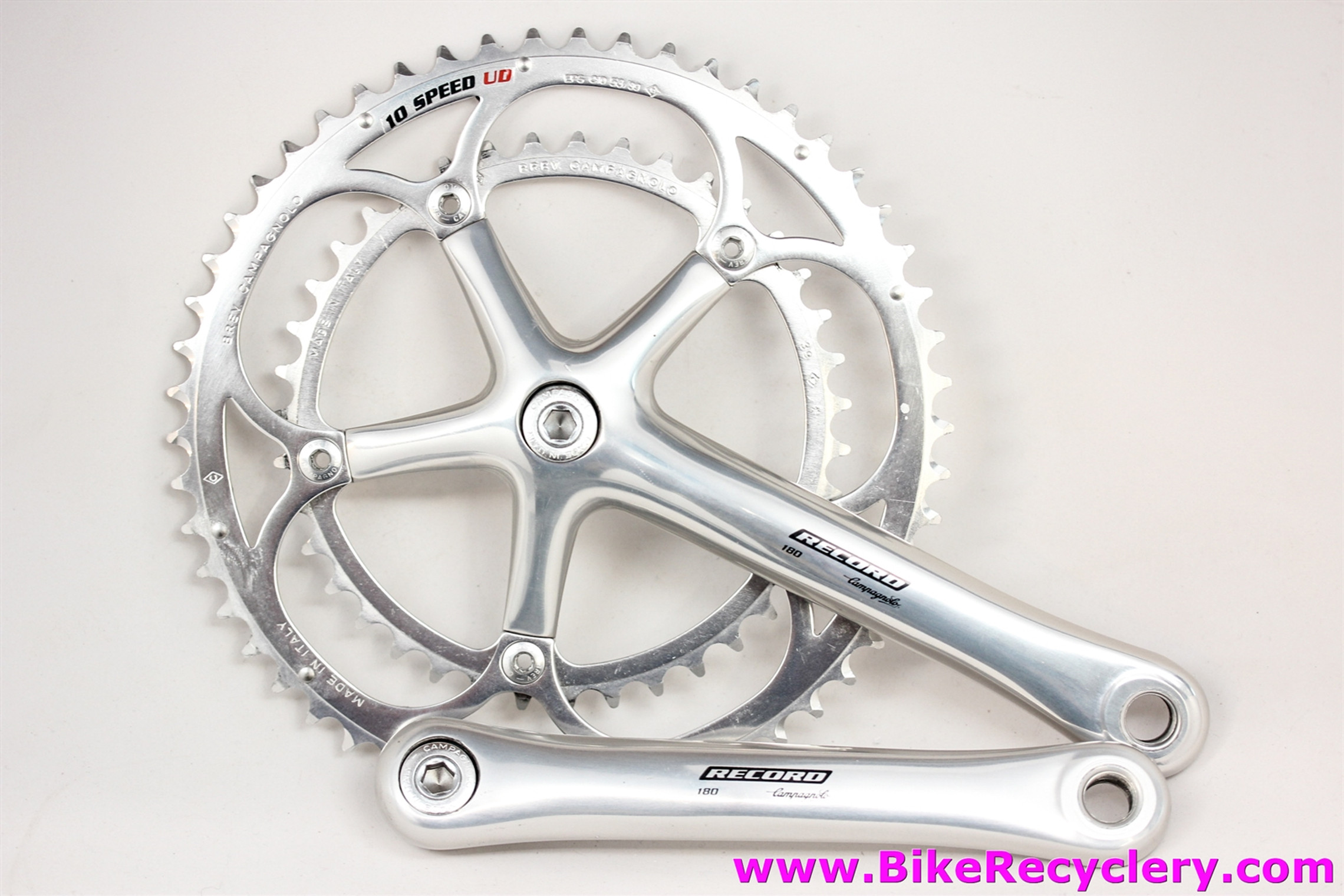 NIB/NOS Campagnolo Record 10 Speed Crankset: 180mm - 53/39t