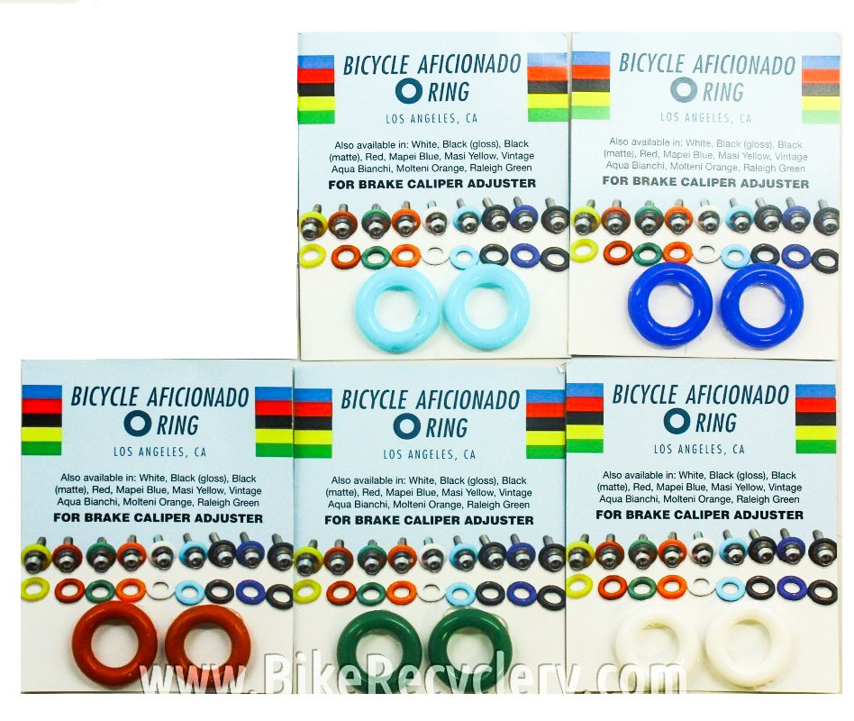 Barrel Adjuster O-Rings: Campagnolo / Suntour / Dura Ace - White/Red/Blue/Green