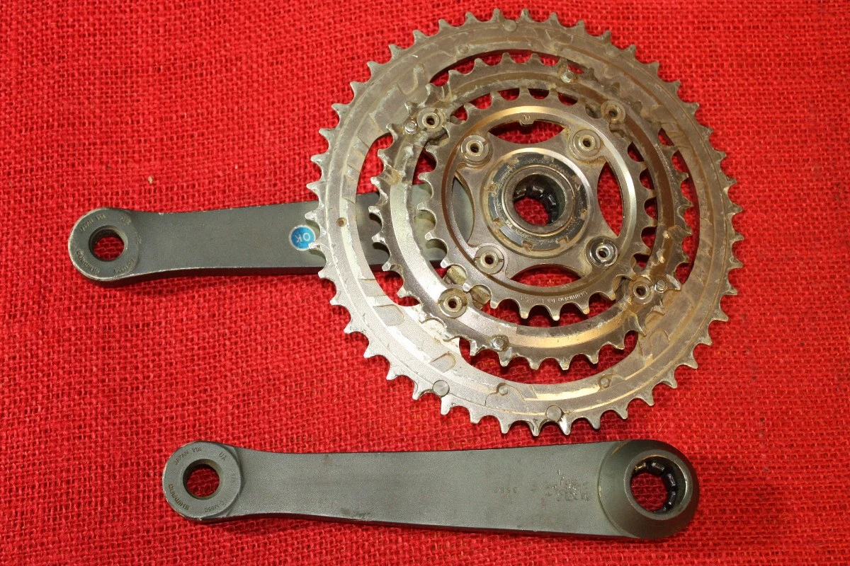 Shimano XTR FC-M950 Crankset: Original Spider and Rings 175mm 