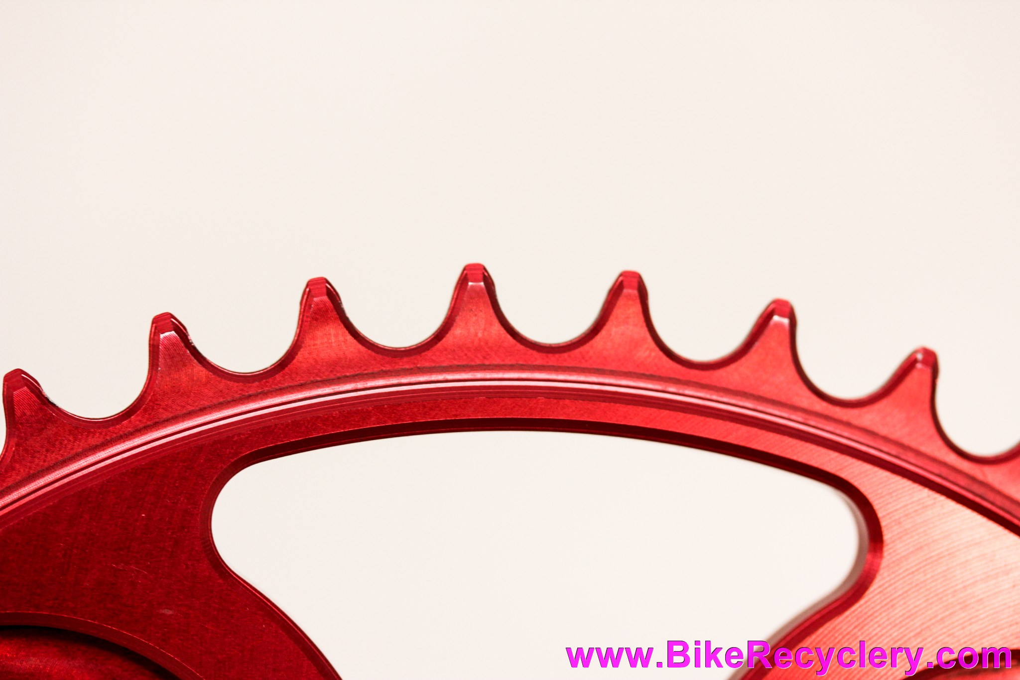 Paul Royal Flush 100% Pure Road / Track Crankset: 175mm  x 46t - Black Arms & Red Chainring (Near Mint+)