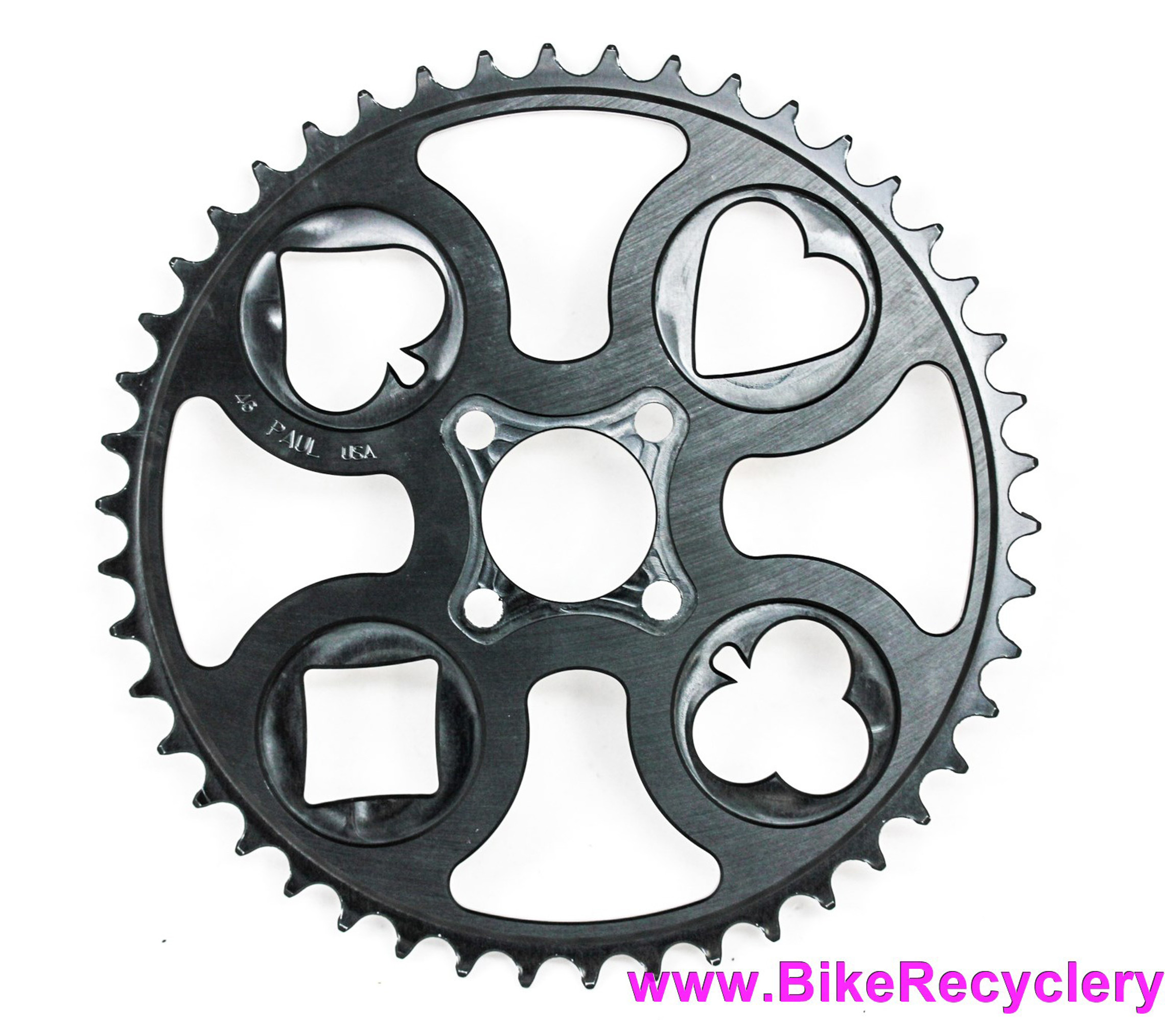 Paul Royal Flush Chainring: 46t x 1/8