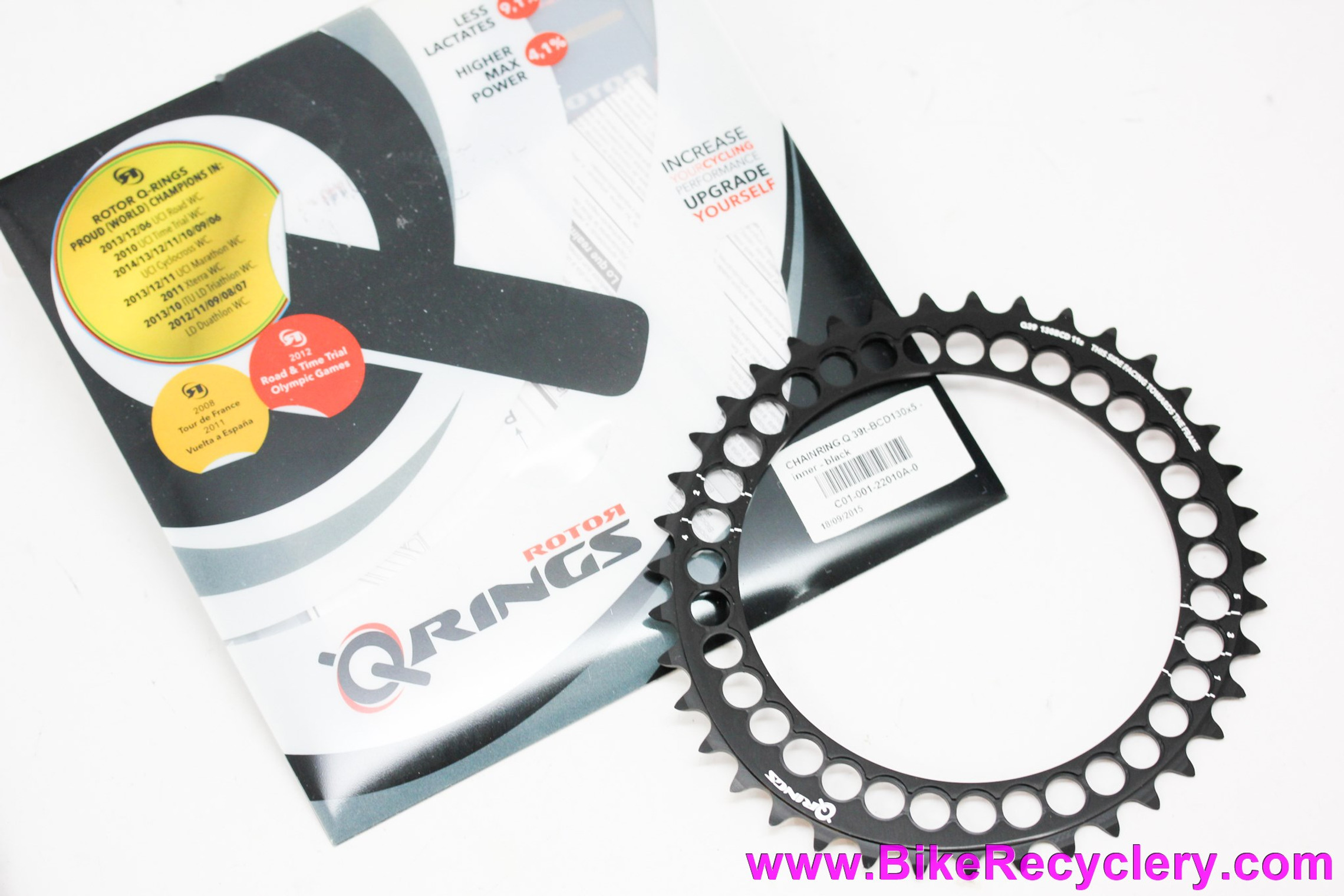 Rotor Q 39t x 130mm Inner Chainring: 11s - Oval (NEW)