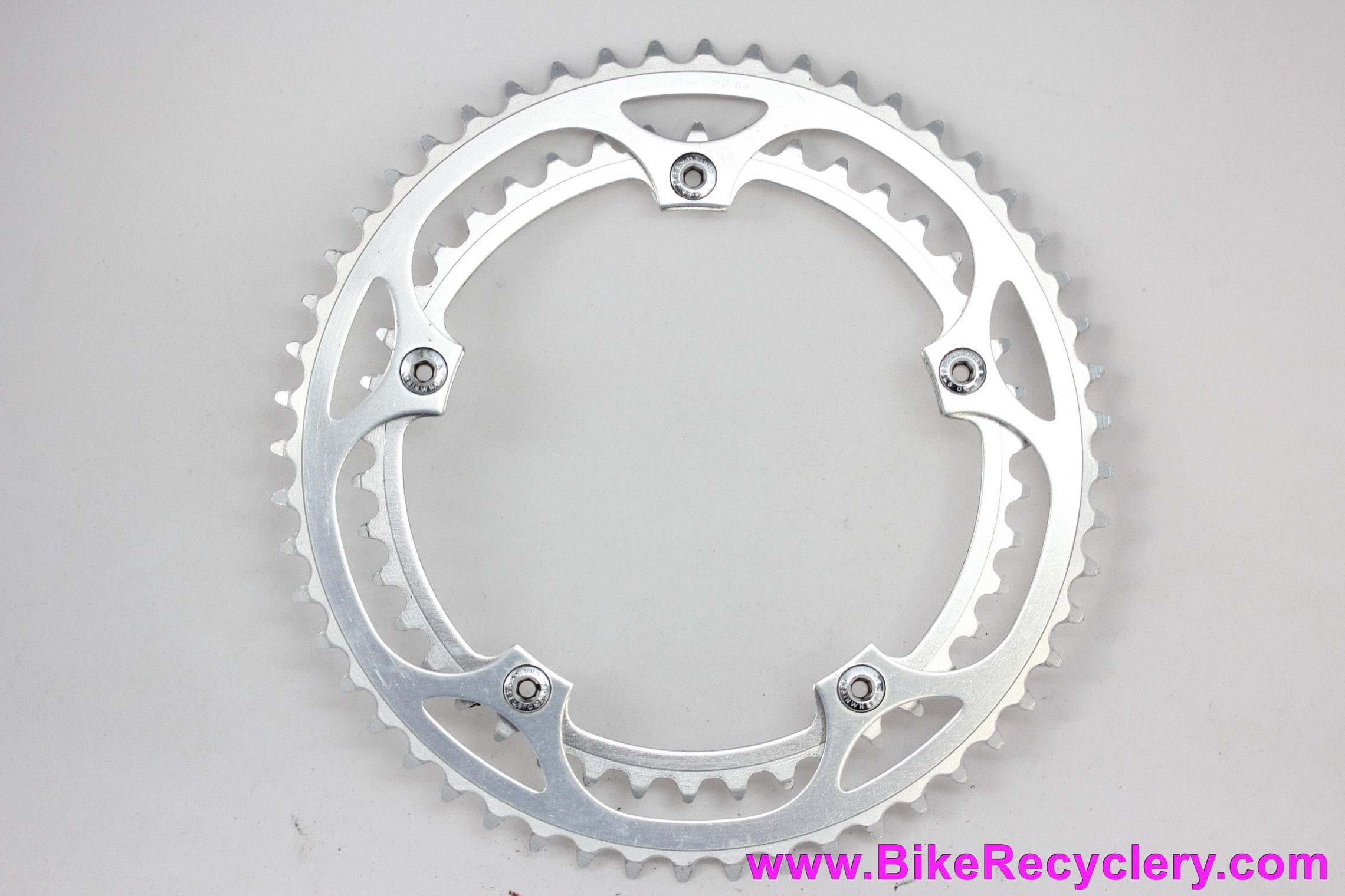 Sugino Super/Aero Mighty Chainring Set: 52t & 42t x 144mm - Bolts