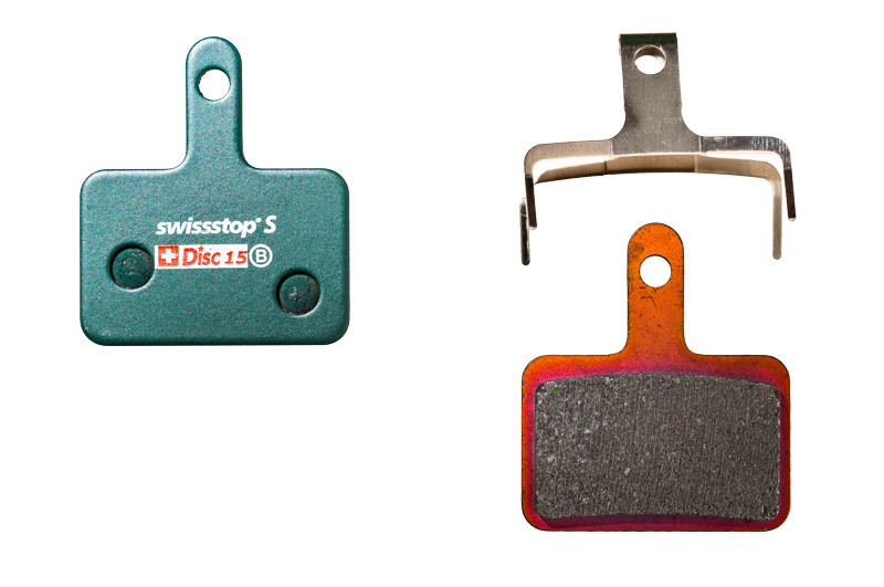 Swissstop Disc 15 S Brake Pads Set/4 Sintered Shimano/TRP/Tektro