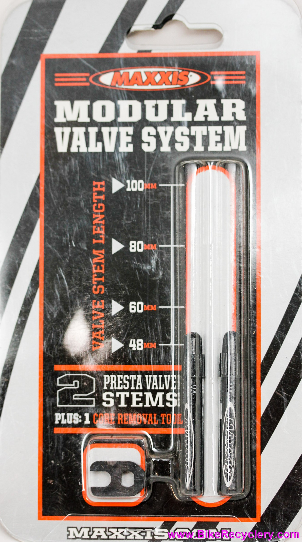 Maxis Modular Valve System (MVS) Stems: 48mm - Sold in Pairs