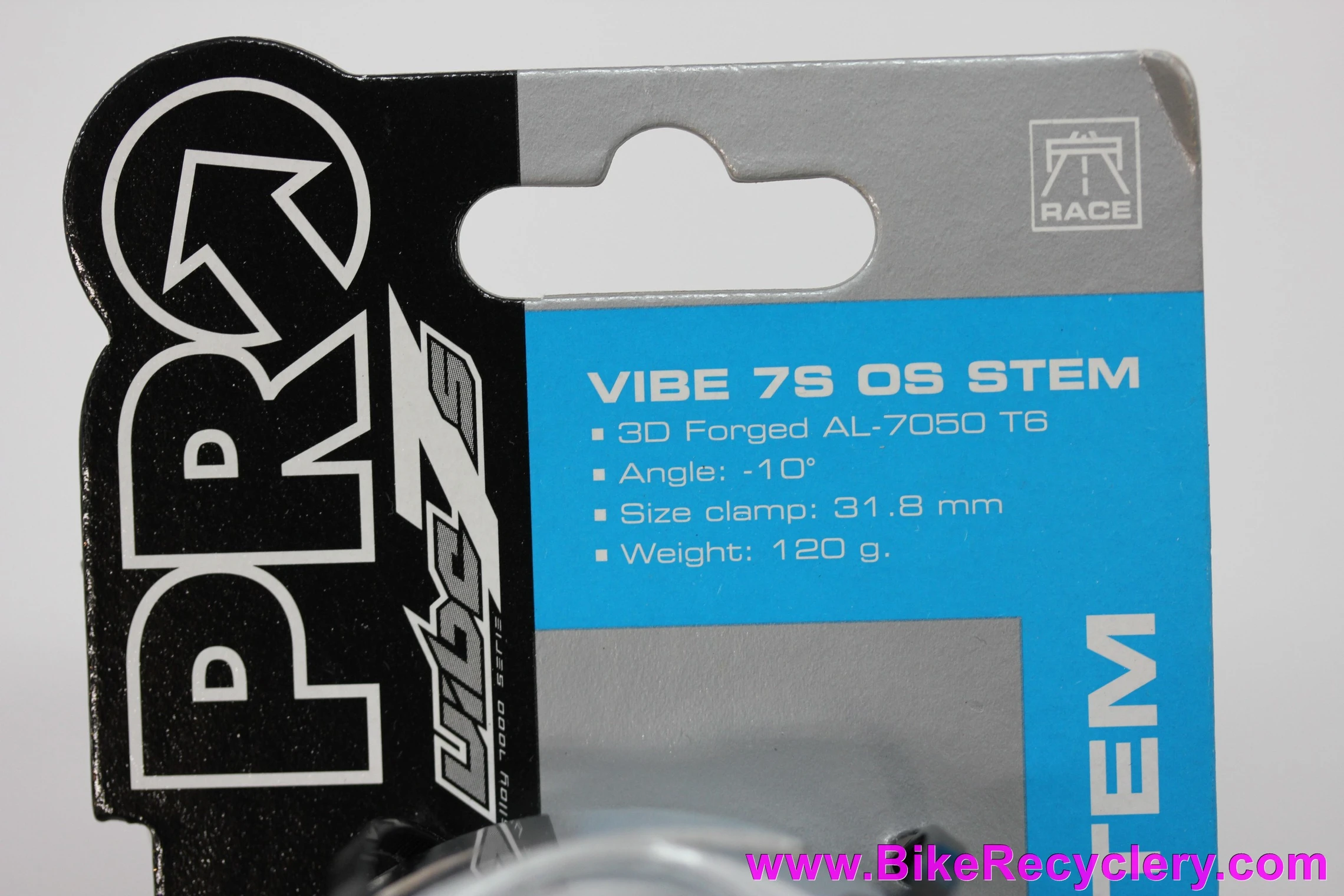 Shimano Pro Vibe 7s OS Threadless Stem: White - 90mm x 31.6mm x 10 Degree (NEW)