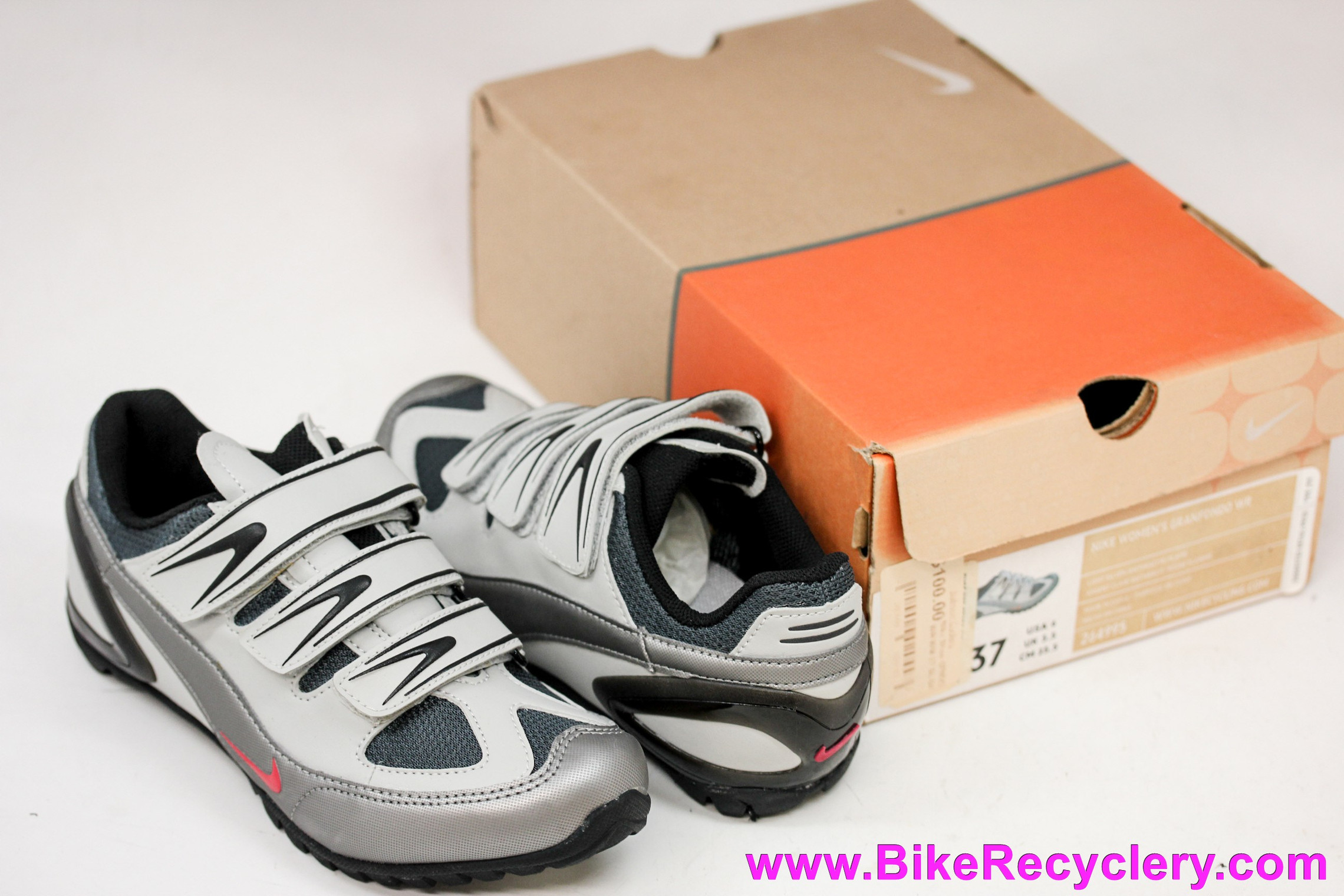Nike Granfondo WR Women's Road Cycling / Spin Shoes Size 37 Two Bolt
