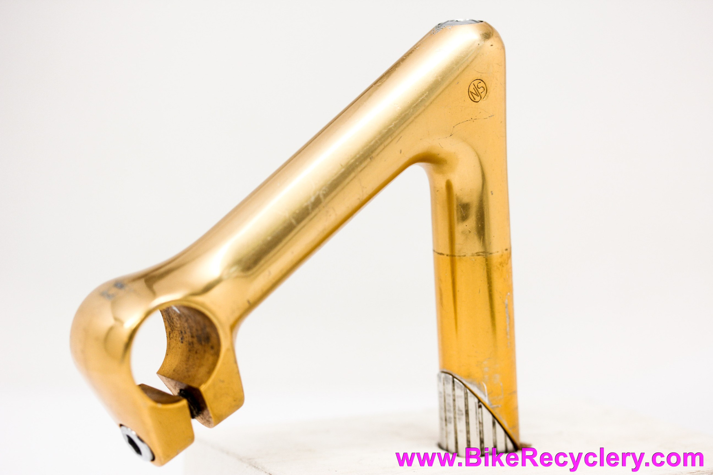 Nitto Jaguar NJS Track Stem: Gold - 120mm x 25.4mm - 48