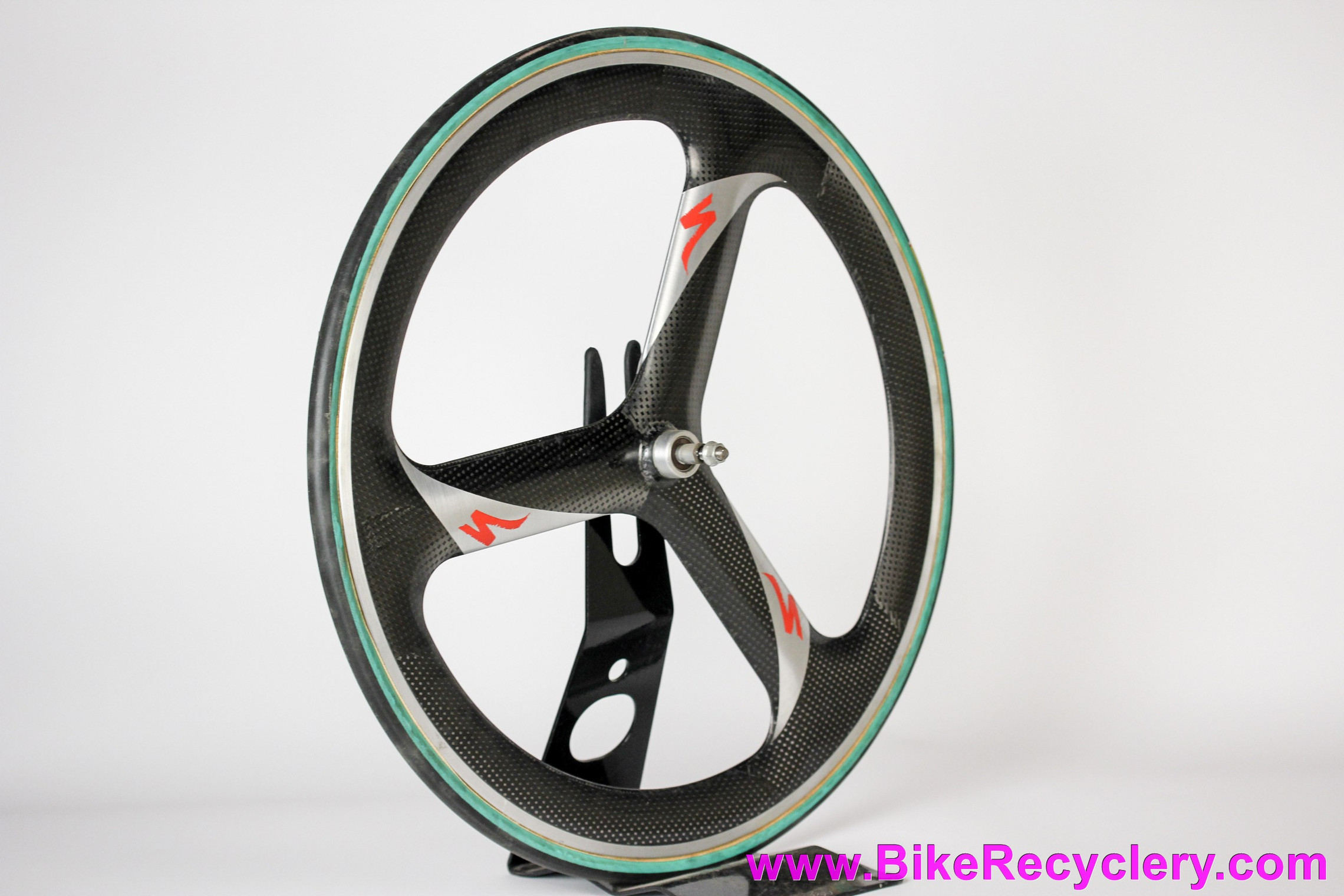 NOS(?) Specialized HED3 Tri Spoke Carbon Tubular TRACK Rear Wheel