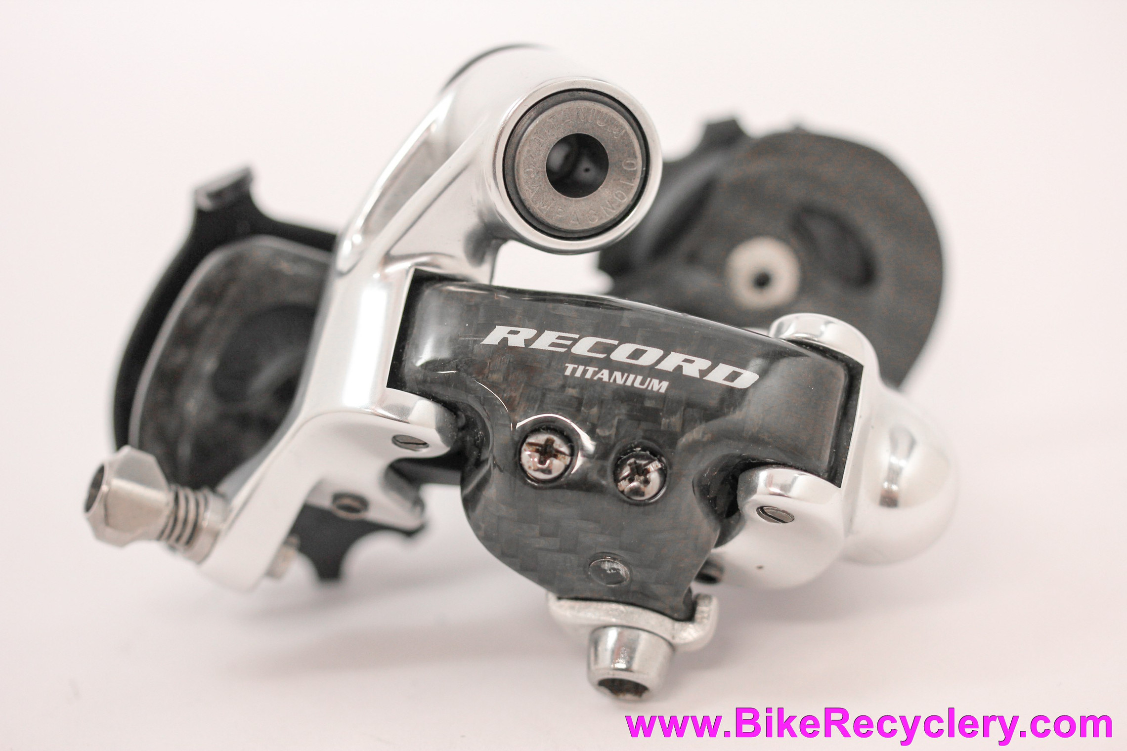 Dérailleur Arrière Campagnolo Record 10 Vitesses (2004) - Titane/carbone, Neuf En Boîte (NOS)