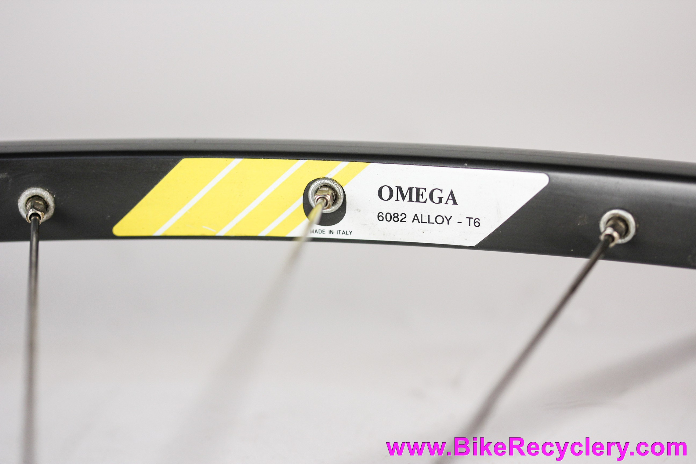 Campagnolo Omega Clincher / Shimano 600 Tri-Color 8sp Wheelset