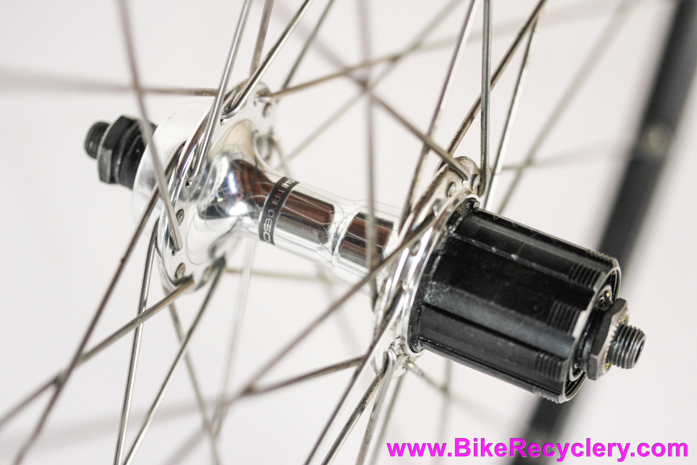 Campagnolo Omega Clincher / Shimano 600 Tri-Color 8sp Wheelset