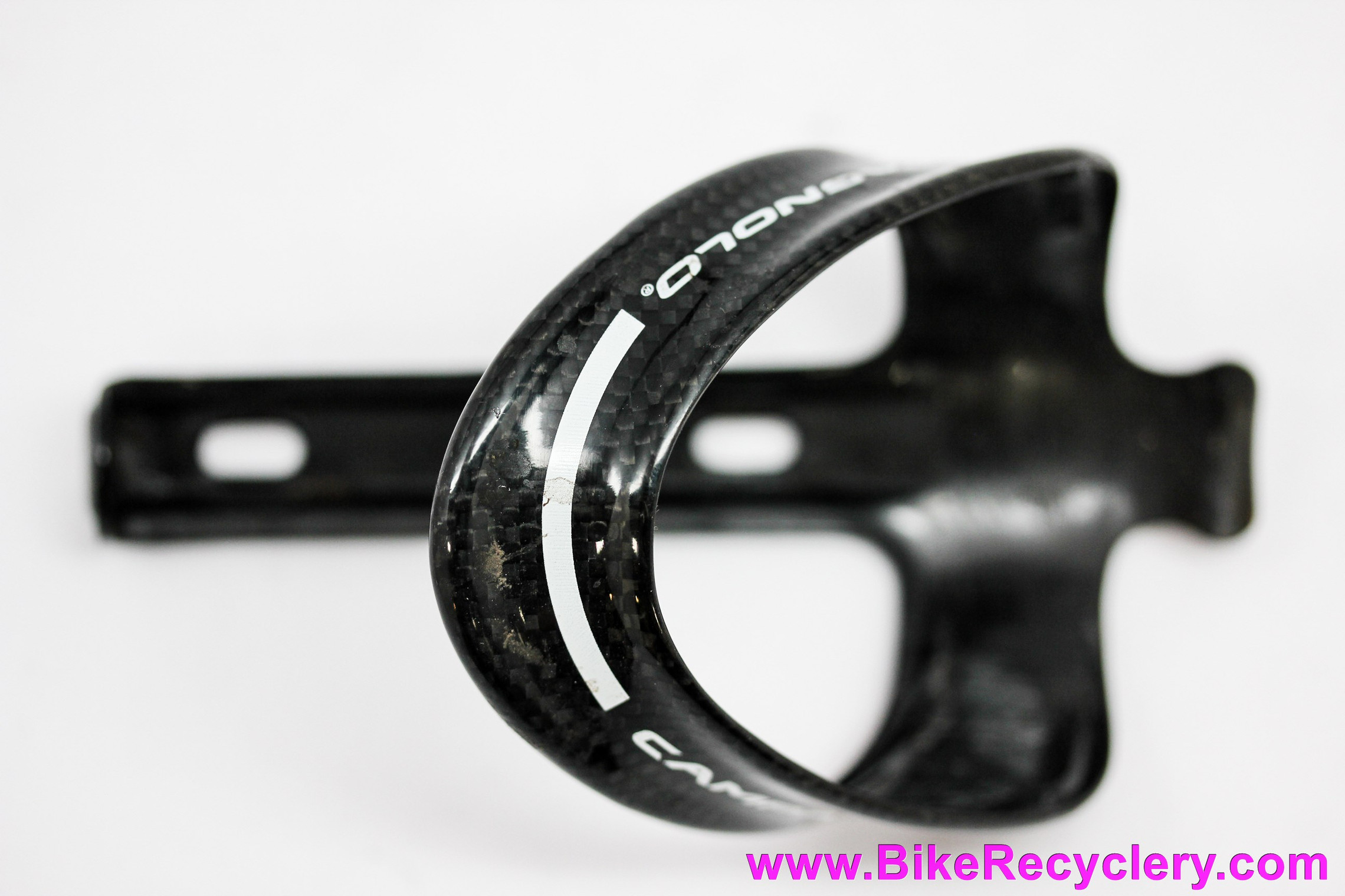 Campagnolo Super Record Bottle Cage: Carbon - 20g - Black (Near