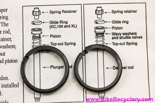 Rockshox Judy/SID Brown Glide Rings For 