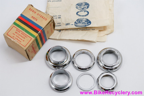Set 3 Morsetti Cavo Freno Campagnolo Vintage - NOS, Cromati, Per Bici Da Corsa - Foto 4