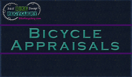 Professional Bicycle Appraisal  For Insurance & Donation Purposes