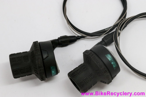 NOS Sachs Power Grip Extreme 7 Speed Grip-Shifters - 3x7 - Original Cables/housing (Take Off)