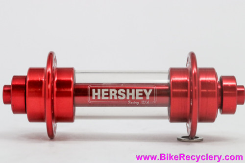 Hershey Racing Naked Front Hub: 32H 79g! - Red Ano (Near Mint+ Low Miles)