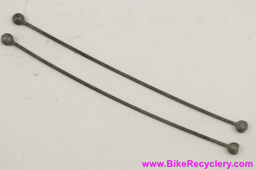 NOS Mafac Competition / 2000 / Tiger Straddle Cables: Ball End - 115mm - Original (Pair)