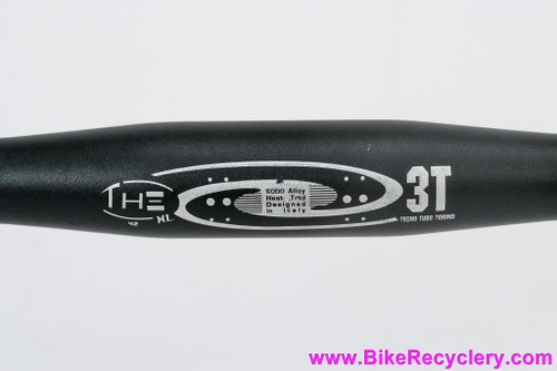 NOS 3T THE XL Drop Handlebar: 42cm x 31.8mm - Anatomic Bend - Black - Vintage 2000's