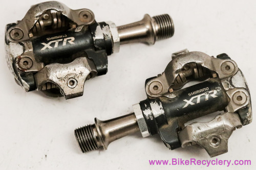 Shimano XTR PD-M980 SPD Clipless Pedals: Titanium - Bike Recyclery