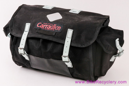 Carradice Nelson LongFlap Saddlebag: 18L - Black/White (Near Mint+ Low Miles)
