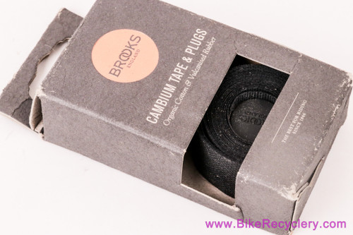Brooks Cambium Rubber Bar Tape: Black