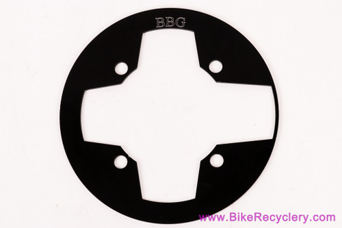 NOS BBG BashGuard: 40t x 104mm - Black Anodized - Vintage 1990's