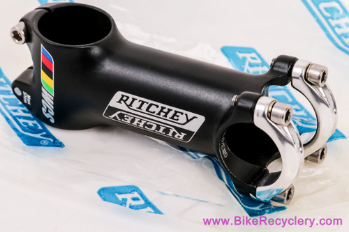Ritchey WCS Road Stem: 1 1/8" Threadless - 90mm x 26.0mm x 84D - Alloy - Black/WCS Stripes