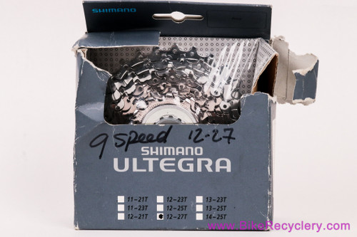 NIB/NOS Shimano Ultegra CS-6500 9 Speed Cassette: 12-27t Wide Range