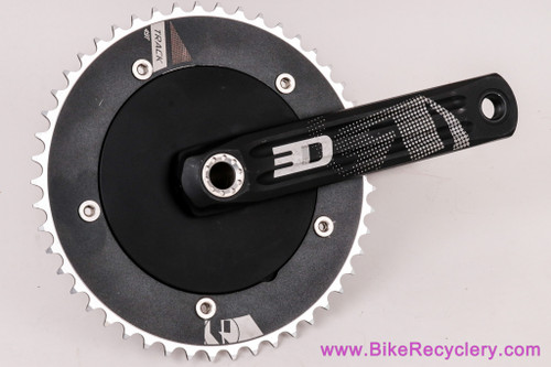 ROTOR 3D24 Track Crankset: 170mm x 49t Vision Pro - Black (Barely Used Near Mint+)