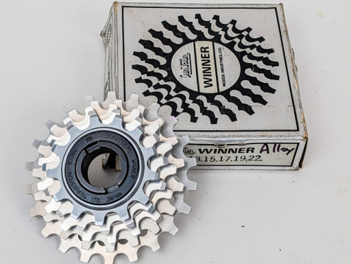NIB/NOS Suntour Winner ALLOY 5 Speed Freewheel: 13-22t - MicroLite Precursor - 1970s 1980s
