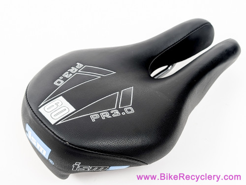 ISM PR 3.0 Split Nose Saddle: 60 Series Padding - Black (New Take-Off)