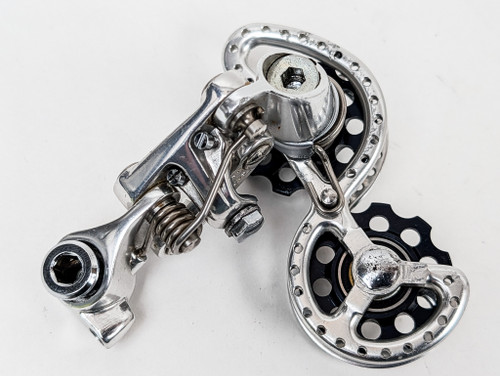 Sachs-Huret Jubilee Rear Derailleur: Short Cage - Drilled - 1980s (Near Mint)