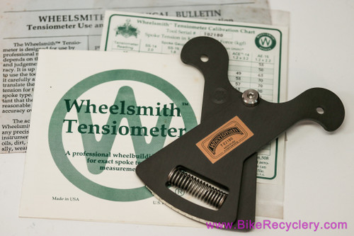 NIB/NOS Wheelsmith Tensiometer Spoke Tension Gauge + Calibration Chart