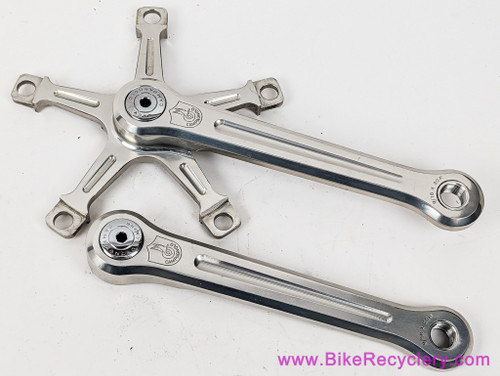 NOS Campagnolo Nuovo/Super Record Crank Arms: #1049/A: 170mm - Dust Caps - 1980s (Take-Off)