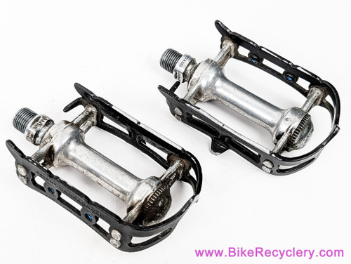 Campagnolo Record SL Superleggeri Strada Pedals: 1037/a -Black Cages