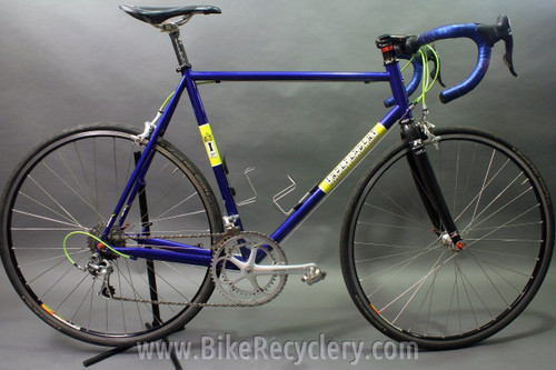 2007 Independent Fabrication Crown Jewel Road Bike: 56cm / 57cm, FULL Campagnolo Record 10sp, KCNC, King, Blue-Green-Yellow