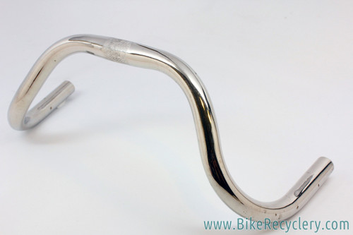 Torrington Major Taylor Lauterwasser Racing Handlebar: 1920's 1930's Path Racer - Lux Chrome Steel - VERY RARE (Near Mint!)