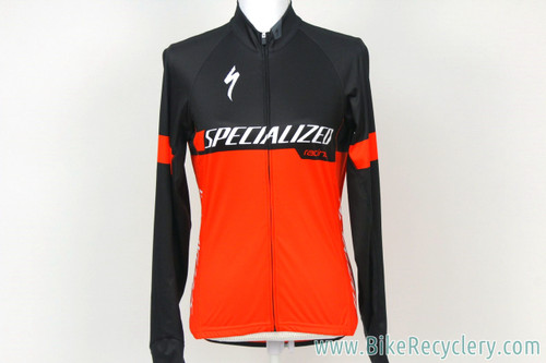 2017 Pro Team-Issued Specialized SL Pro Long Sleeve Jersey: Medium - Lightweight - World Champ Stripes / Red / White (NEW)