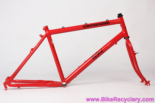 1989 Cannondale Red Shred SM-900 Frame & Fork: 20" - Fresh Restoration @ Dave Wilkins - Fender/Rack Mounts - 3.0 Series (MINT 0 Miles)