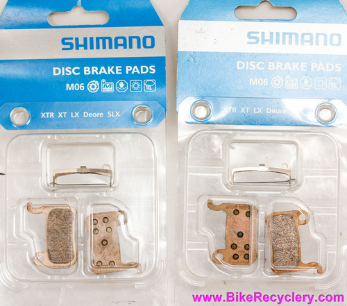 Shimano M06 Disc Brake Pads: TWO PAIRS - XTR BR-M975 / BR-M965 / XT BR-M775...