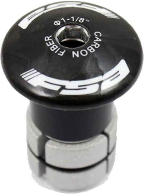 FSA 1-1/8" Compressor Pro Expansion Plug For Carbon Steer Tube: Carbon Top Cap (NEW) FSA 1-1/8" Compressor Pro Expansion Plug For Carbon Steer Tube: Carbon Top Cap (NEW)