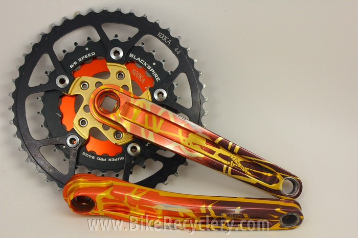 Kooka I-Beam Hellfire Camo Crankset & Chainrings: 175mm 44