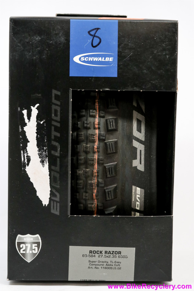 Schwalbe Rock Razor 27.5 x 2.35 650b: Evo TLE SnakeSkin Addix Soft